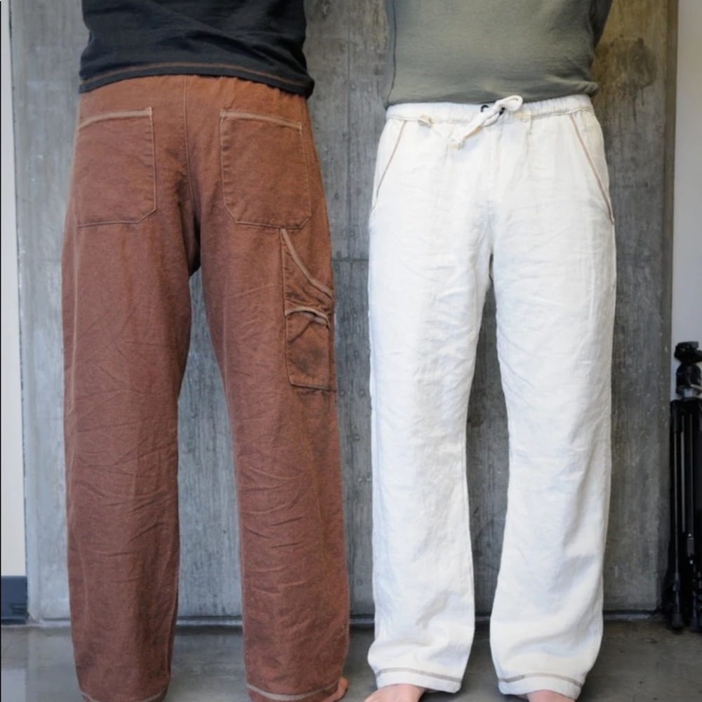 Heavy Weight Hemp Drawstring Pants 34”-36”x30”